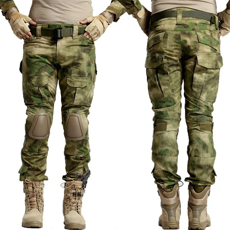  Tactical Camouflage Military Uniform Clothes Suit Men US Army Multicam Airsoft Combat Shirt + Cargo
