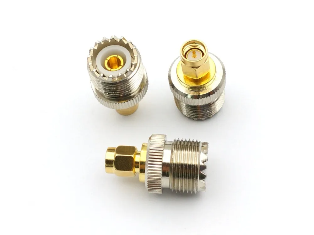20 шт. медный UHF Женский SO239 jack to SMA штекер RF, адаптер