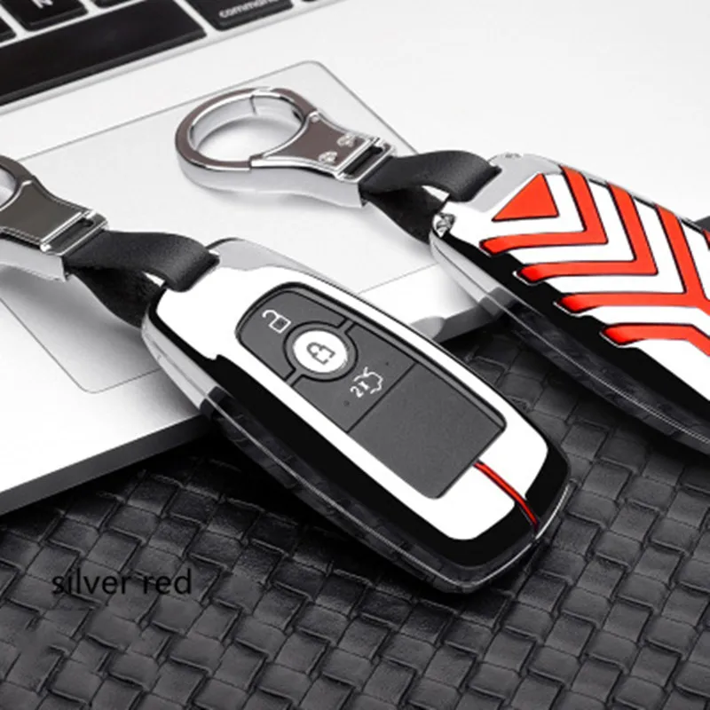 Чехол для автомобильного ключа из сплава для Ford Focus 3 MK3 Mondeo Fiesta Kuga Escape Ecosport Fusion Mondeo Mustang Edge Key bag