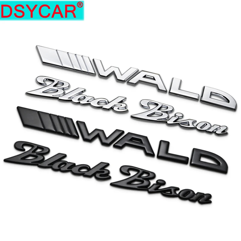Dsycar 1 шт. 3D металлический WALD Black Bison автомобильный боковой крыло задний багажник эмблема значок наклейки для Mercedes-Benz E S, аксессуары