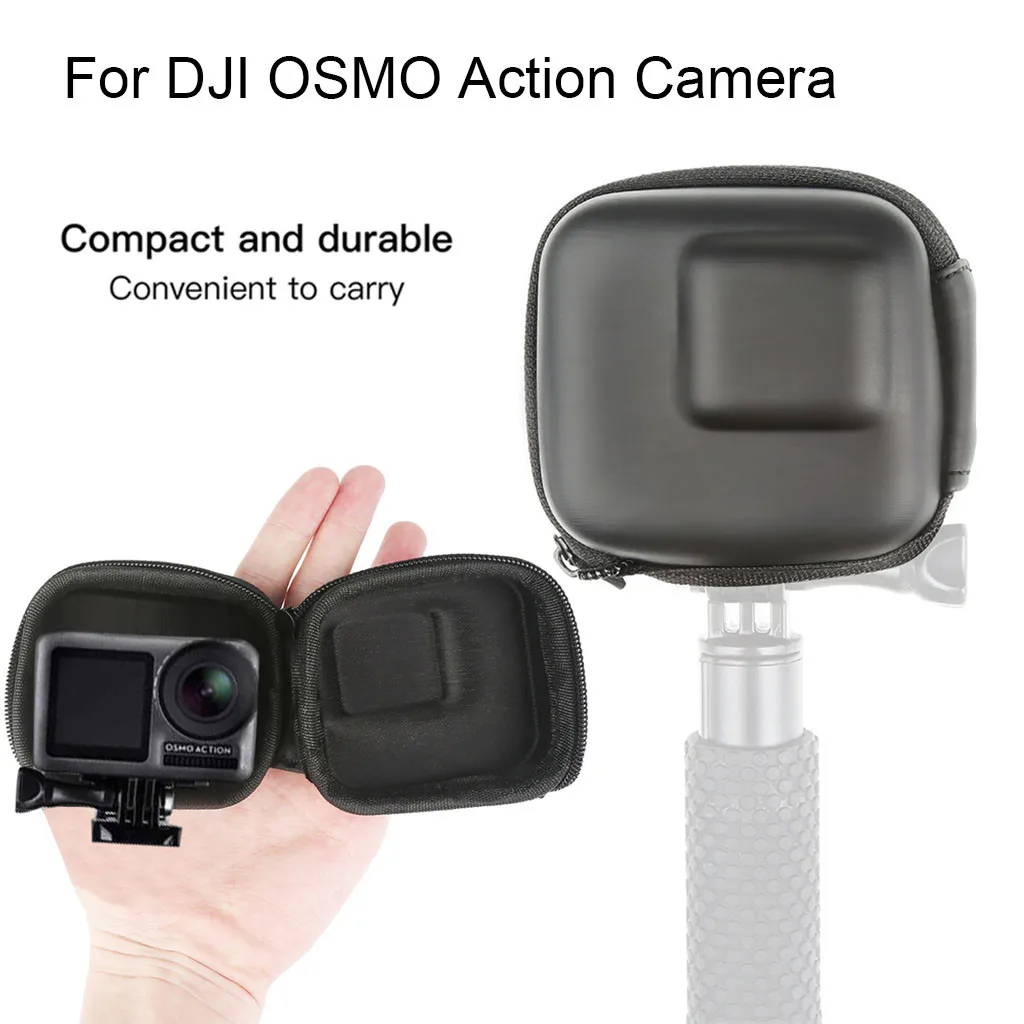 Чехол Ouhaobin Mini EVA Защитная сумка для GoPro Hero 8 7 6 5 Черная Спортивная камера