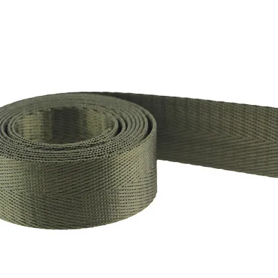 5Meters 25mm Nylon Webbing High Tenacity Backpack Strap Webbing Ribbon Clothes Sewing Tape Outdoor Backpack Bag Parts - Цвет: Army Green