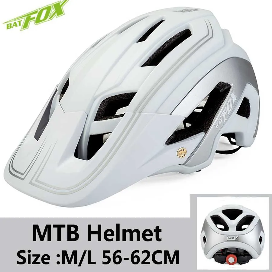 BATFOX велосипедный шлем для мужчин, MTB, для внедорожного горного велосипеда, шлем для внедорожного велосипеда, Casco Ciclismo Bicicleta, велосипедный шлем для горного велосипеда - Цвет: F-692-B1