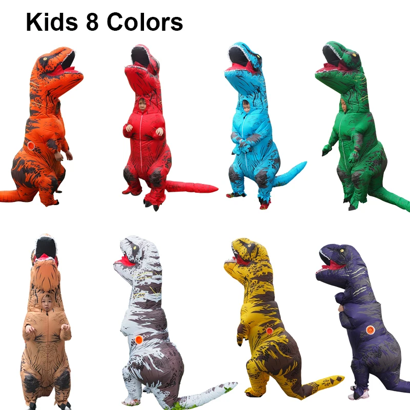 Anime Cospaly Dinosaur Inflatable Willy Costume Adult Halloween Fancy Dress Full Body Suit Battery Fan Operated Inflating T Rex (5)