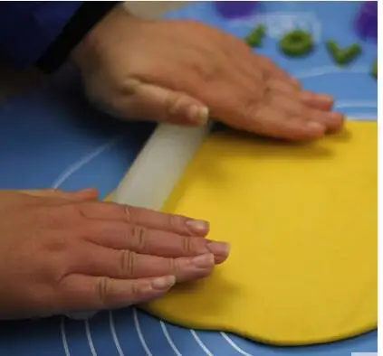 Выпекание регулируемая толщина твердая с прокладкой антипригарная Скалка/помадка