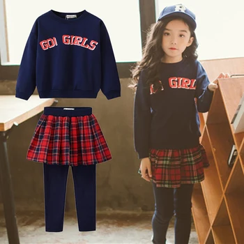 

Children Clothing Spring Autumn Teenage Girls Clothes Boutique Outfit Kids Clothes Suit for Girls Clothing Sets 8 10 12 13 Years