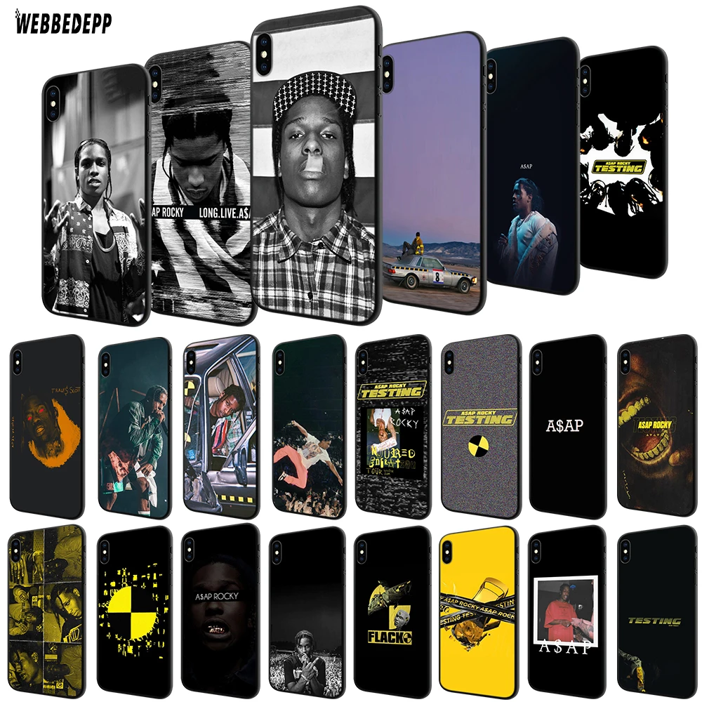 

Q4 ASAP Rocky TPU Phone Cover for Apple iPhone 6 6S 7 8 Plus 5 5S SE X XS MAX XR silicone Soft Case