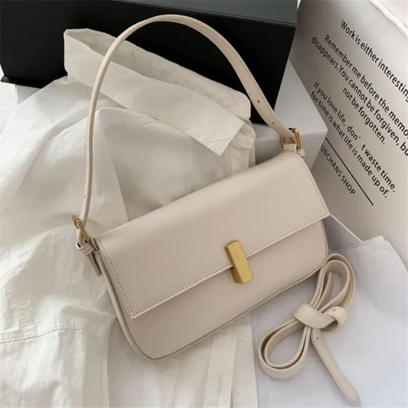 

Womens shoulder bag new designer baguette tote bags handbags and purses flap leather hand bags mujer sac a main femme 2020