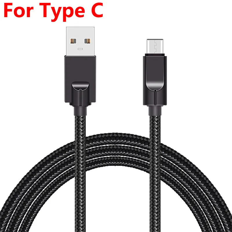1 м 2.5A usb type C быстрое зарядное устройство кабель для Xiaomi Redmi Note 7 Pro провод для быстрой зарядки USBC зарядное устройство мобильный телефон USBC кабель type-c - Цвет: Black