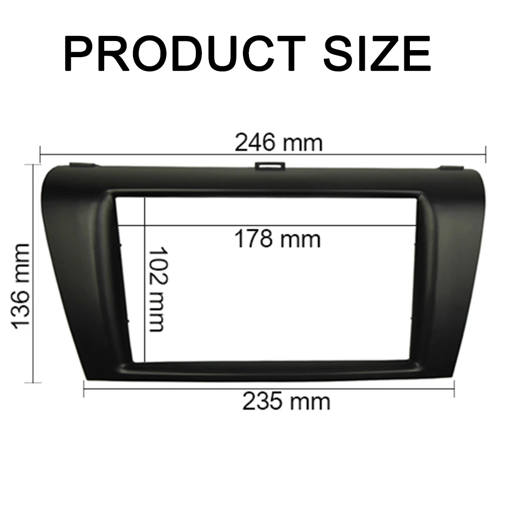 MAZDA 3 2004-2008 Axela 2006-2008  Double Din Fascia      ġ Ʈ ŰƮ ̽ 