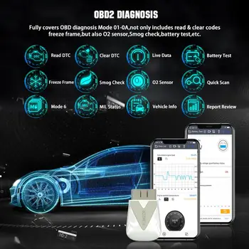 Humzor Nexzscan II OBD2 считыватель кодов автомобиля Humzor Nexzscan II OBD2 считыватель кодов автомобиля