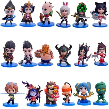 

League of hero Complete Hand-made Timo A Tan Q version lol Character Model Car Desktop Decoration Doll