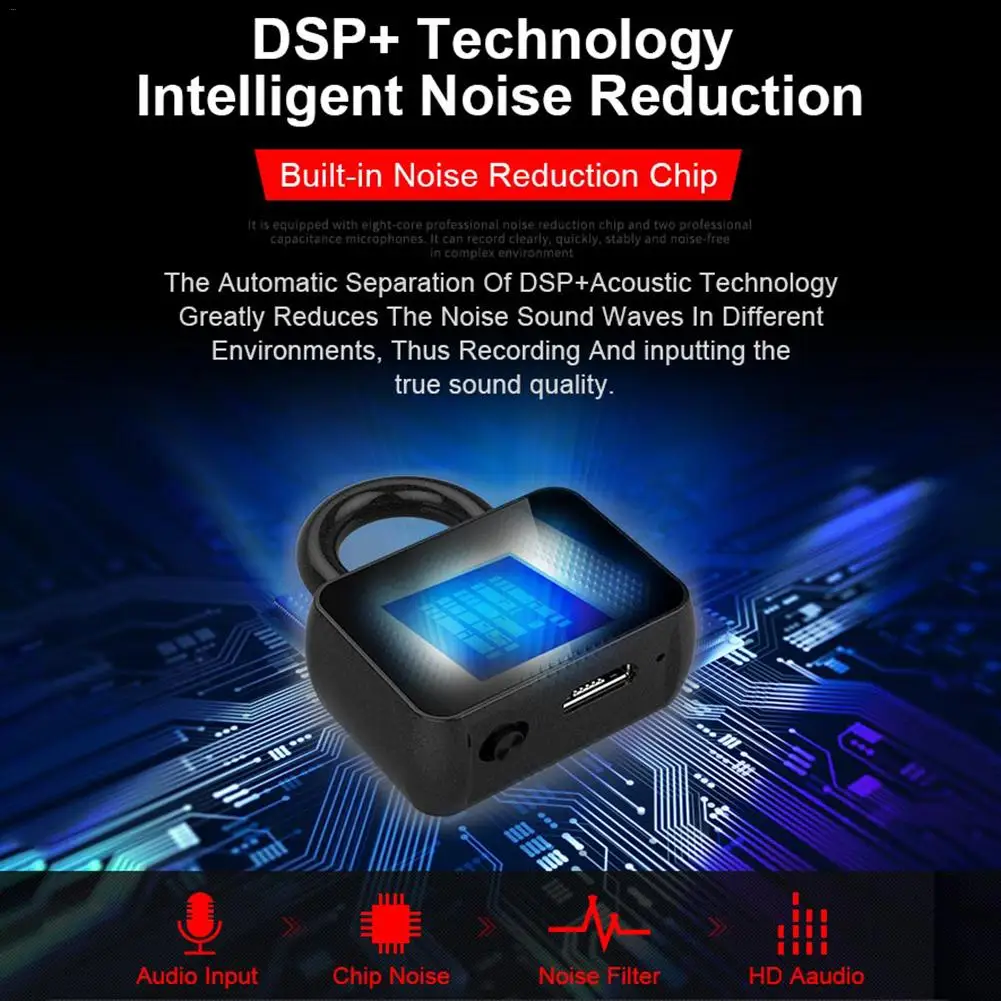 8 GB/16 GB форма замков диктофон USB профессиональный 90 часов диктофон цифровой аудио u-диск диктофон с WAV mp3-плеером