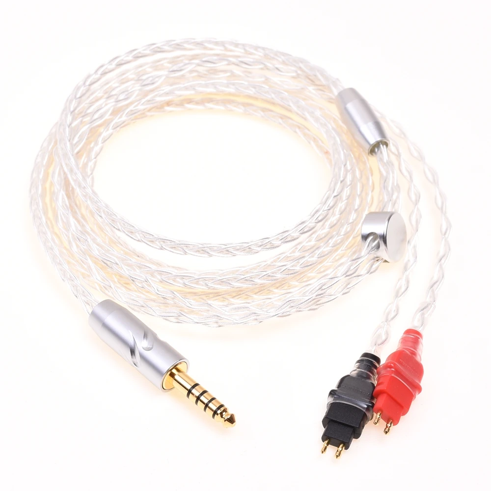 

4.4mm 1.2m(4Feet) Hi-end 8 Cores 5n Silver Plated Headphone Upgrade Cable for SENNHEISER HD580 HD600 HD650