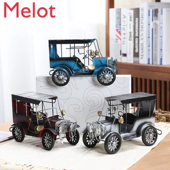 

Retro Cool Model Classic Car Decoration Creative Household TV Cabinet Decoration Room Decoration Gift Props Car Pendulum Stand