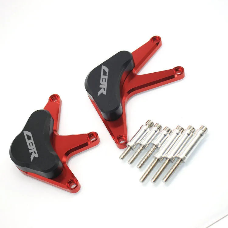 RED Защитная крышка для статора двигателя, ползунок для Honda CBR1000RR CBR 1000 RR 2008- 2013 2 шт. левый и правый - Цвет: RED