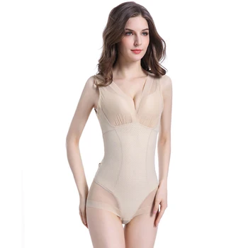 

Lady Slimming Briefs Shapewear Body Shaper Tummy Control Bodysuit Woman Underwear Vest Jumpsuit M L XL XXL Dropship