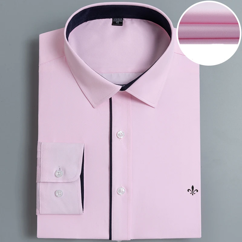 Модная блузка Dudalina Camisa Social Masculina с длинным рукавом, приталенная рубашка в полоску, мужская одежда с цветочным принтом, белая мужская холодная