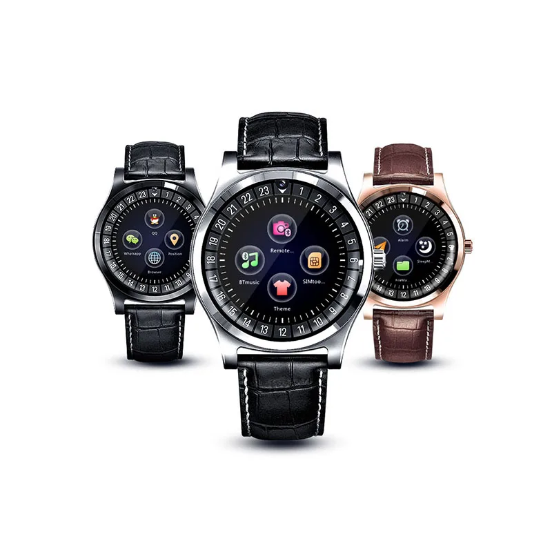 

Smart Watch Men Fitness Activity Tracker Call Card Bluetooth Smartwatch for iPhone IOS Android Support SIM TF Card Camera Gold