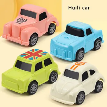 Zabawka samochód dzieci p wersja Cartoon samochód klasyczny Mini samochód ciasto ozdoby do dekoracji chłopiec samochód z napędem Pull Back zabawka samochód modelu tanie i dobre opinie Z tworzywa sztucznego CN (pochodzenie) 4-6y 25-36m odlew