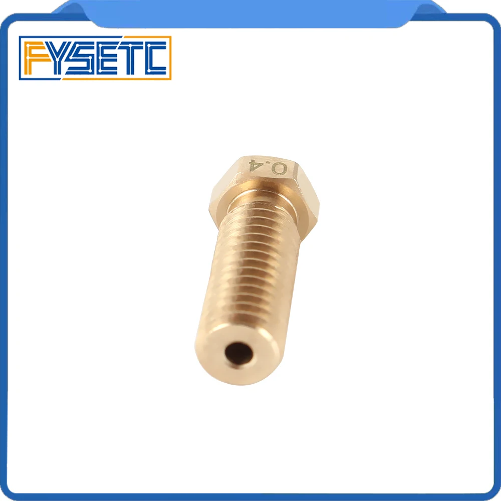 Высокая температура V6 вулкан красный распылитель 0,4 мм сопла совместимый PETG ABS PET PEEK нейлон для E3D вулкан Hotend 1,75 мм нити