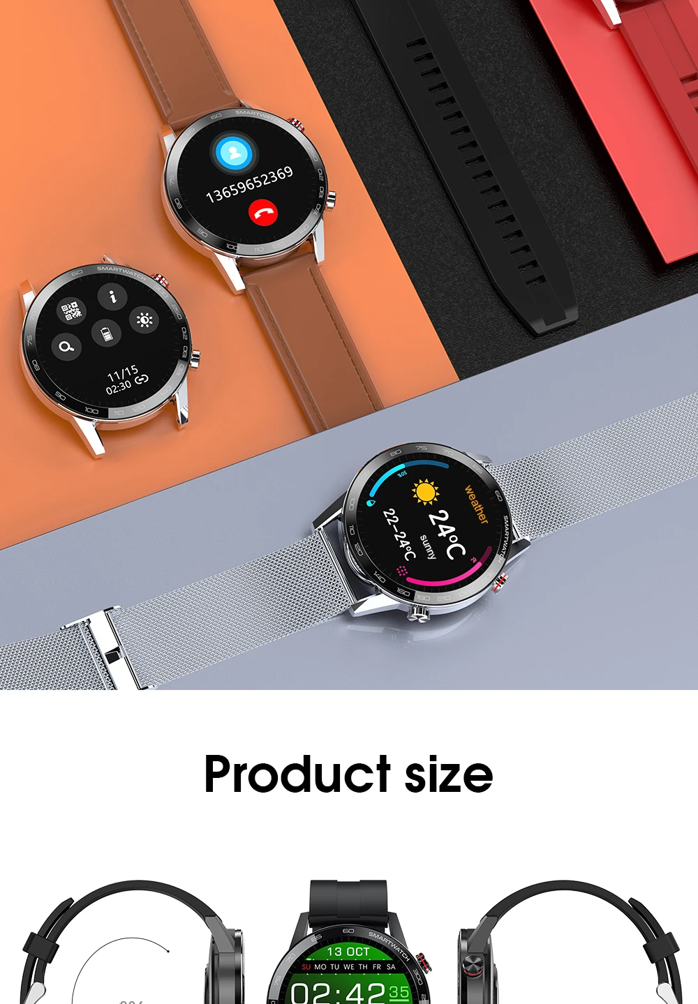 Vida da Bateria Esportes à Prova Atualização Longa Dwaterproof Água Freqüência Cardíaca Sono Saúde Monitoramento Chamada Lembrete Huawei Relógio Inteligente l9 L13 L16 23 Eletrônicos