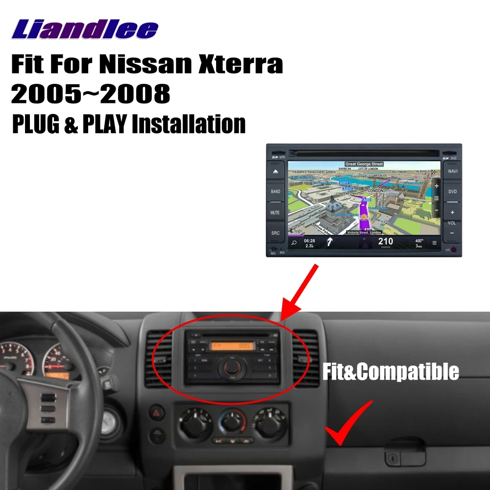 Liandlee для Nissan Xterra 2005 ~ 2008 Android автомобильное радио CD DVD плеер GPS навигация карты