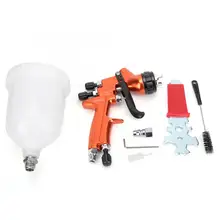 Гравитационная подача Аэрограф 600 мл кружка распылитель класс Краскораспылитель 1,3 мм Калибр Пневматический Аэрограф