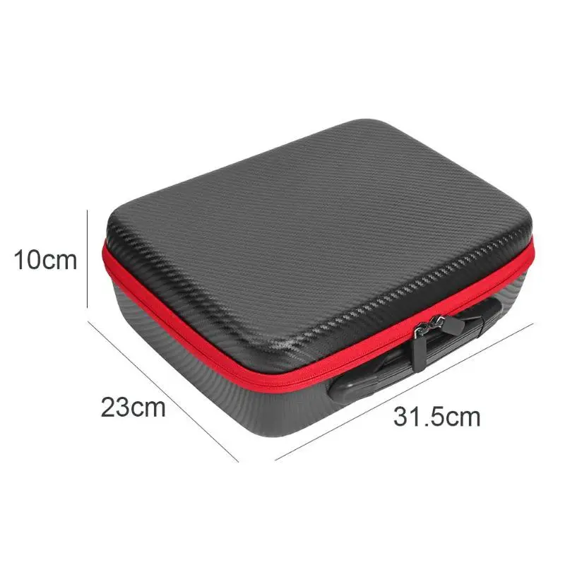 Чехол для переноски, сумка для хранения корпуса дрона для DJI Spark battery Romote, противоскользящий и износостойкий, комфортный руль - Цвет: Черный