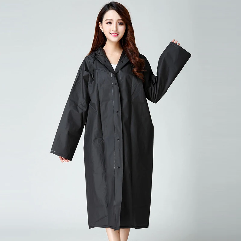 Raincoat 5 QMJHVX, новинка,, дождевик для женщин, водонепроницаемый, с капюшоном, плащ, пончо, для улицы, дождевик, для женщин, полупрозрачная, дождевик - Цвет: Raincoat 5