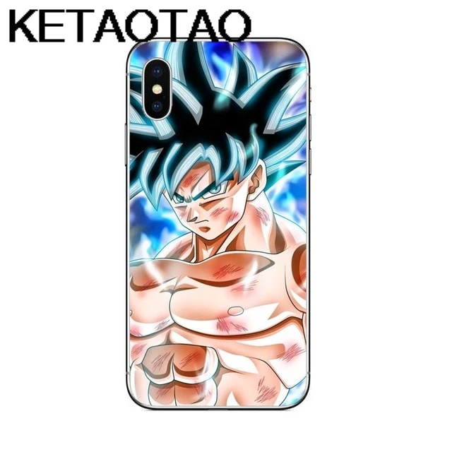 KETAOTAO Comics Dragon Ball Saiyan Goku Vegetto Gohan чехол для телефона s для iPhone 6 XR XS Max чехол кристально чистый мягкий TPU чехол s - Цвет: Серый
