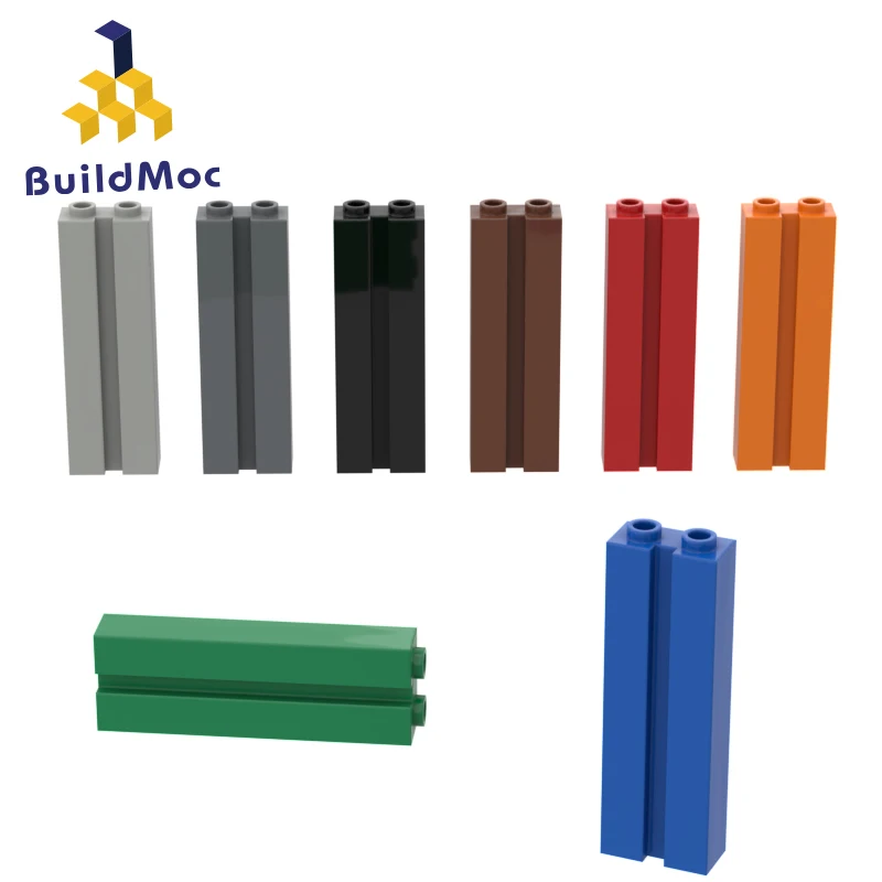 BuildMOC, совместимые с сборными элементами 88393, 1x2x5 слотов, высокий кирпич, строительные блоки, детали «сделай сам», Электрический E