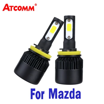 

2Pcs H7 H11 Led HB3 9005 Fog Lights Bulb CSP 10000LM 6500K White Car Driving Running Lamp Auto Light For Mazda CX-5/3/6/CX3/CX-7