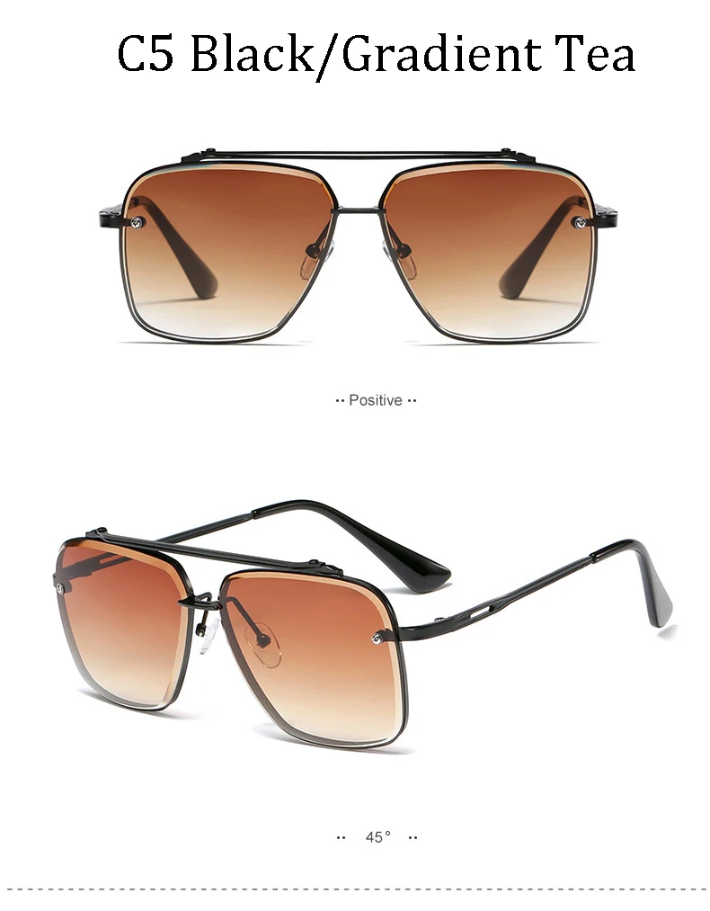 Роскошные брендовые дизайнерские модные классические солнцезащитные очки Mach Six style с градиентными линзами, мужские винтажные брендовые дизайнерские солнцезащитные очки Oculos 95527