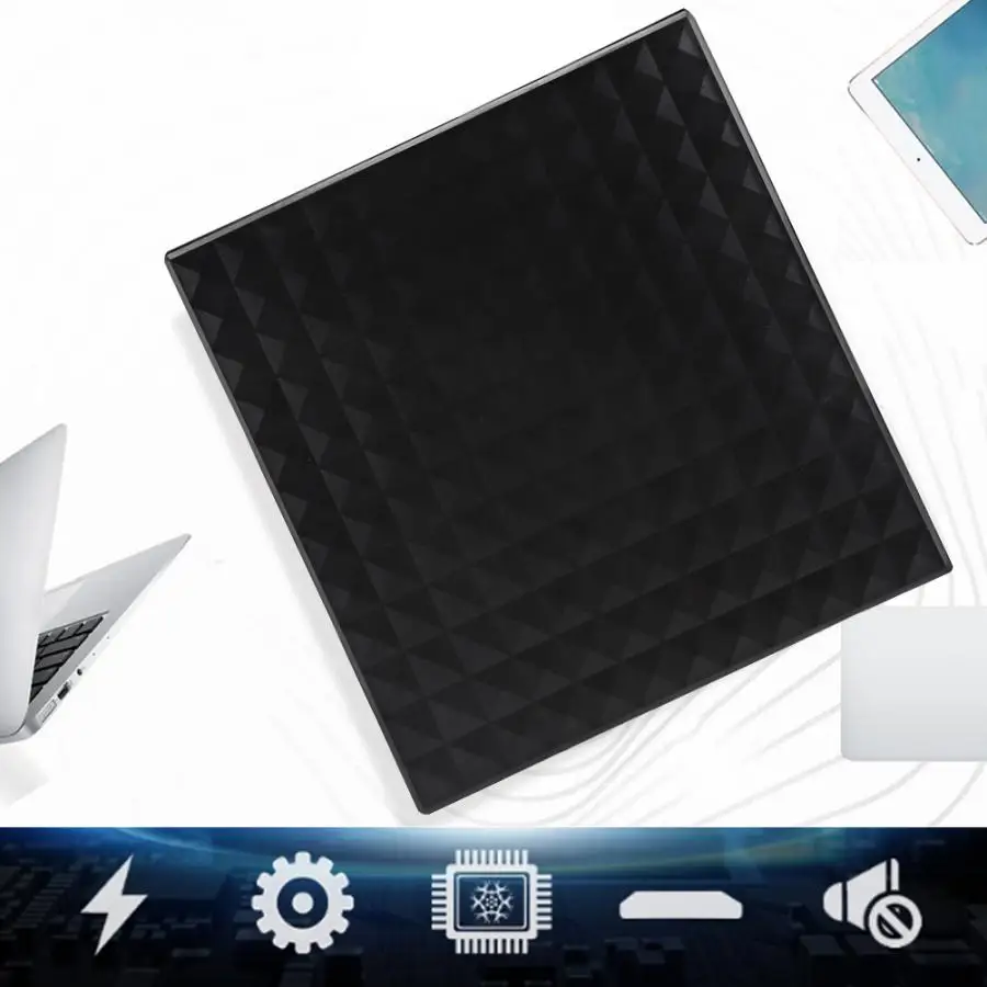 Оптический привод доска для моделирования Ультратонкий USB 3,0 внешний cd-rom устройство CD драйвер для ноутбука КПК нетбук настольный оптический