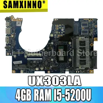 

UX303LAB Laptop Motherboard For Asus UX303L UX303LNB UX303LA Laptop Motherboard 4GB RAM I5-5200U 90NB04Y0-R06000