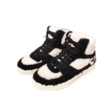 Женская брендовая обувь короткие ботильоны зимние теплые ботинки на меху повседневные зимние ботинки на платформе для отдыха