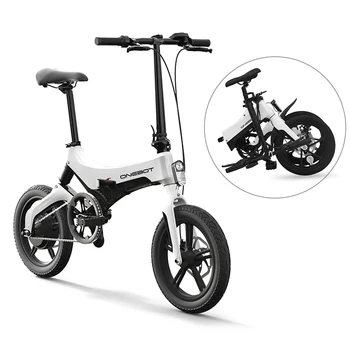

ONEBOT S6 Electric Bike Folding 16 Inch Electric Bicycle 250W Motor Dual Disc Brakes Assist Moped Electric Bike EU NEW ARRIVAL