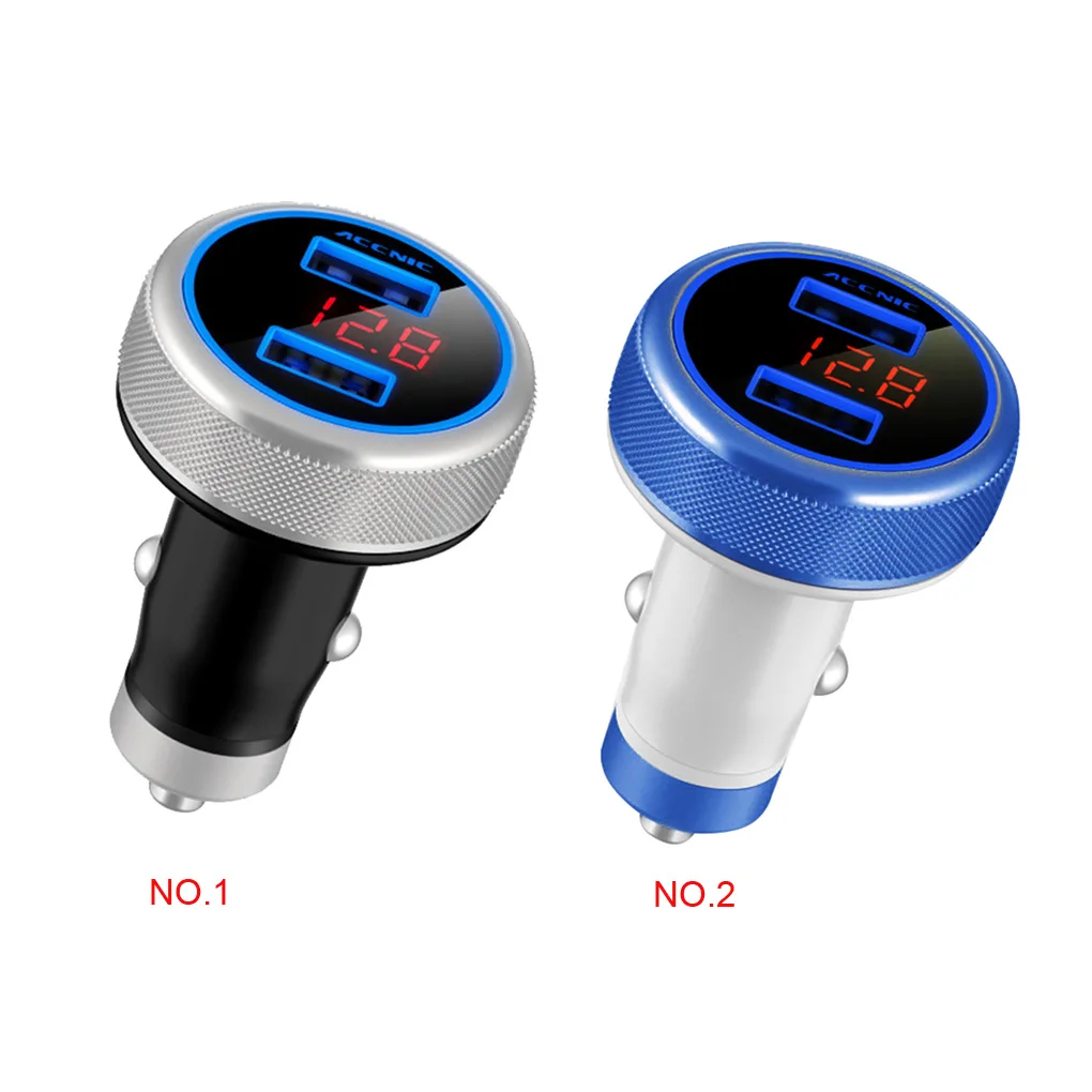 ACCNIC беспроводной fm-передатчик Bluetooth автомобильный двойной USB 3, 2A дисплей напряжения автомобильное зарядное устройство ручная музыка мини mp3-плеер