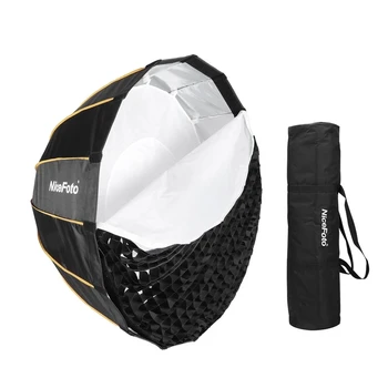 

NiceFoto LED-Φ120cm Quick Set-up Folding Deep Parabolic Umbrella Softbox