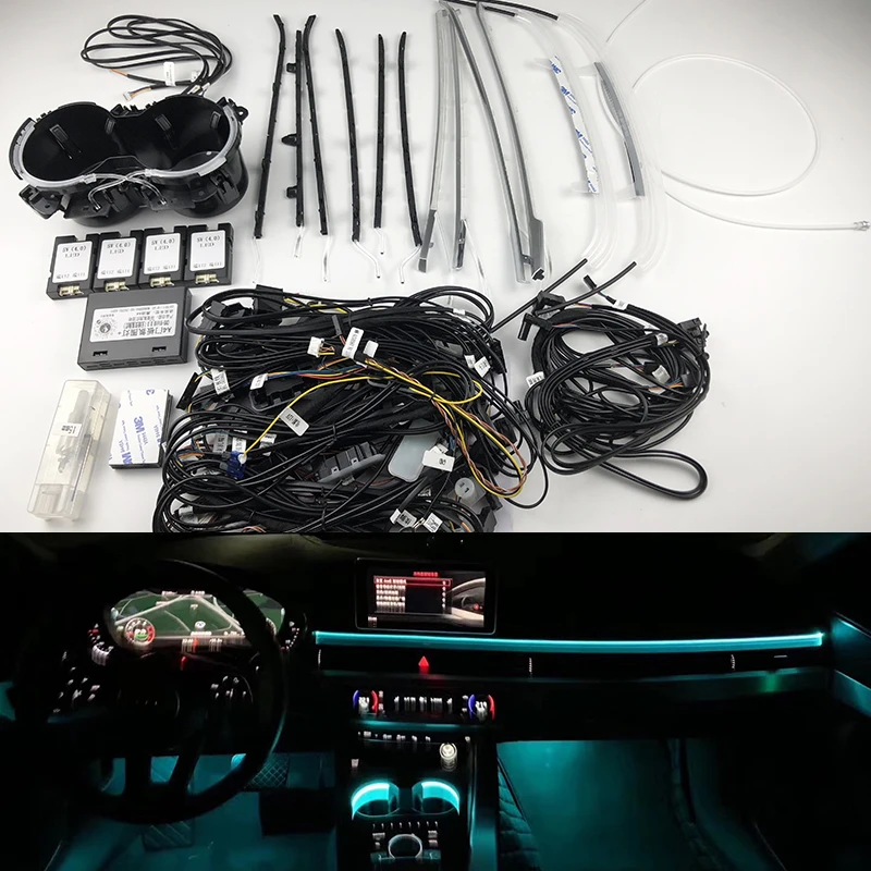 Car Lights Interior Atmosphere central Light LED ambient light For Audi