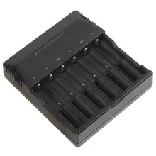 TrustFire 6 Slot Smart Charger with 6 Indicator LED for AA AAA 18650 18500 18350 17670 16340 14650  14500 10440 Lithium Battery
