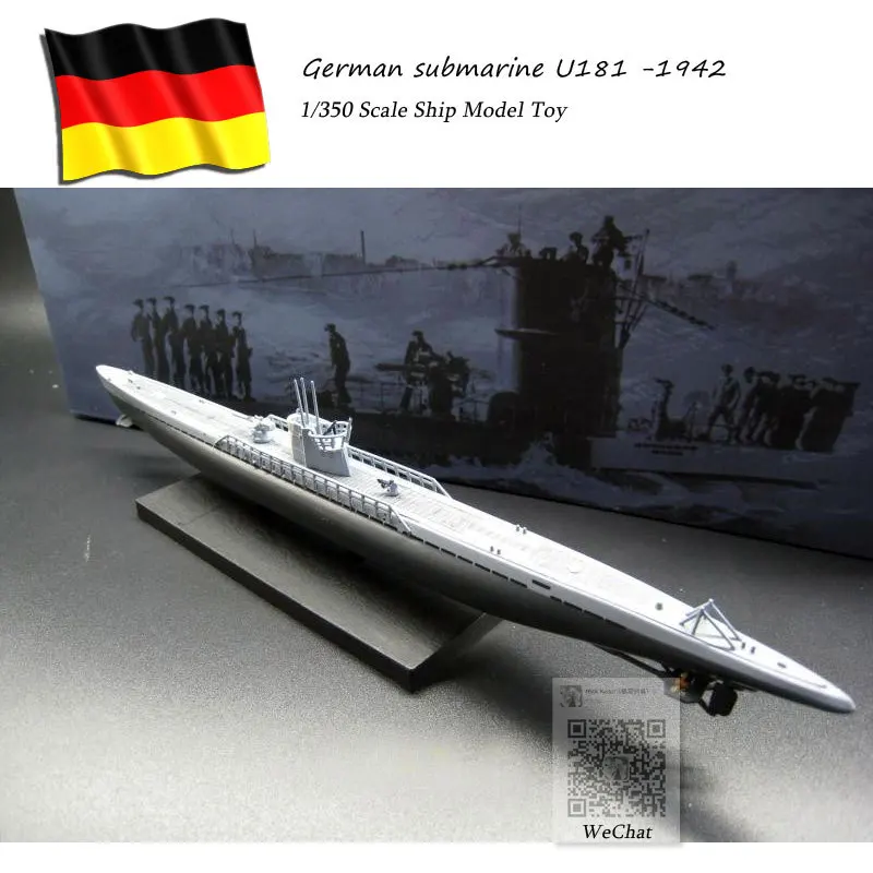 U-214 Kriegsmarine 1:350 Submarine battleship WW2 Atlas military war boat 108 