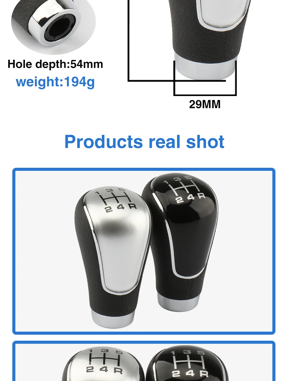 5 Speed Manual Gearbox Grips Gear Shift Knob Shift Lever For Kia Cerato For Sportage Null Optima