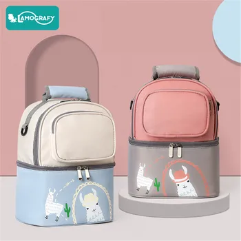 

New Waterproof Breast Milk Nursing Bag Cooler Bags Double Layers Baby Bottle Thermal Insulated Bags for Mother Travel Baby Bag