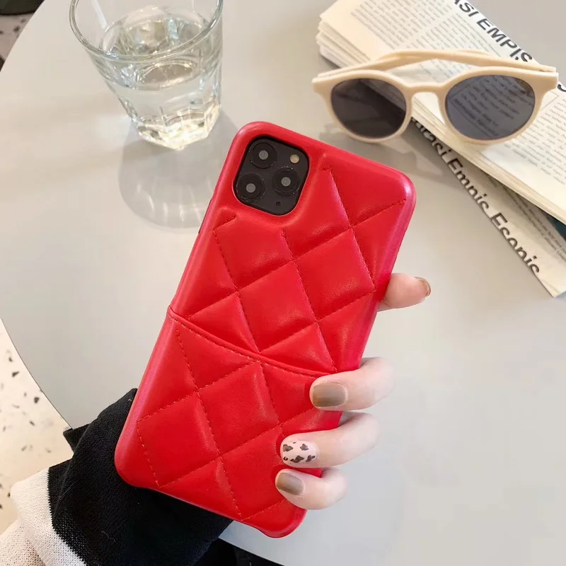 Red Модный Роскошный чехол s для iPhone 11 Pro Max X XS Max XR 6 6S 7 8 Plus чехол из овечьей кожи PU мягкие кожаные для телефона сумка Funda Coque - Цвет: Red