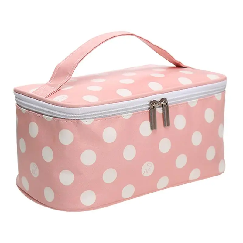 Makeup Bag Lovely Patterns Top Handle Cosmetic Storage Bag Toiletry Bag - Цвет: 1