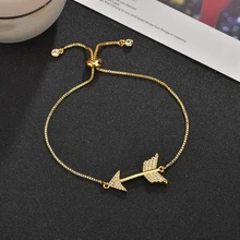 Модный Теннисный браслет и браслеты с кубическим цирконием для женщин, подарки со стрелками, новинка, роскошный браслет для мужчин, Vrouwen Bijoux UB0124