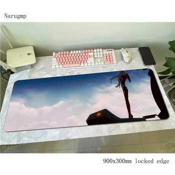 

darling in the franxx mousepad 80x30cm gaming mouse pad gamer mat Christmas gifts computer desk padmouse keyboard best play mats