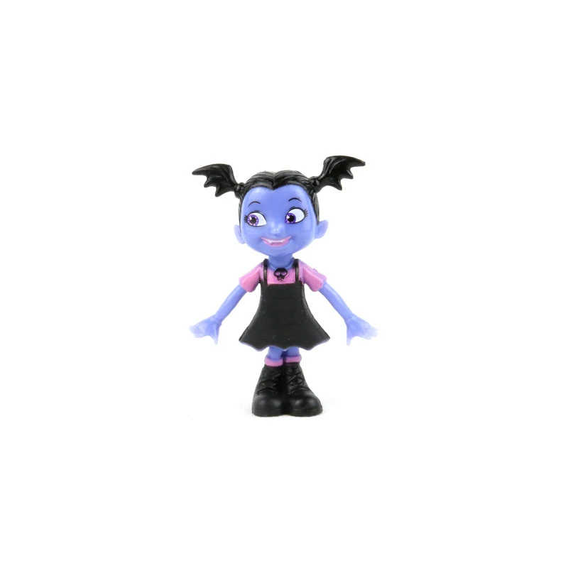 Поступление 10 шт. куклы Junior Vampirina, милые ПВХ Аниме фигурки, игрушки для детей на день рождения, рождественские подарки, сумки, Прямая поставка